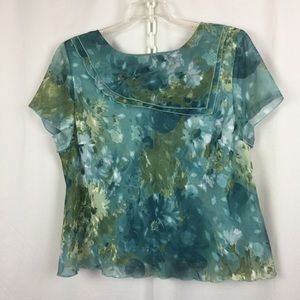 Lady Dorby Blouse With Asymmetrical Collar, 20W